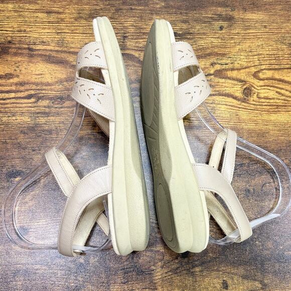 SAS Size 8 Sandals Duo Quarter Strap Narrow Width Tripad Comfort Warm Stone Tan - Picture 10 of 14